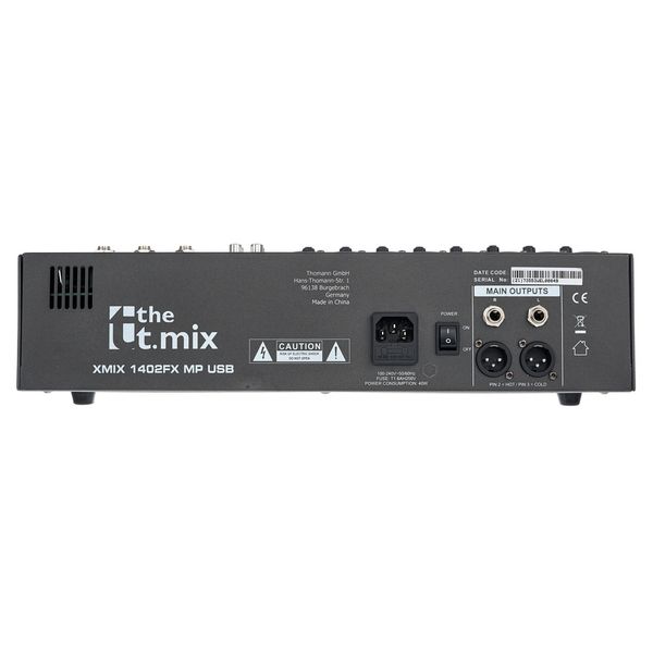 the t.mix xmix 1402 FXMP Case Bundle