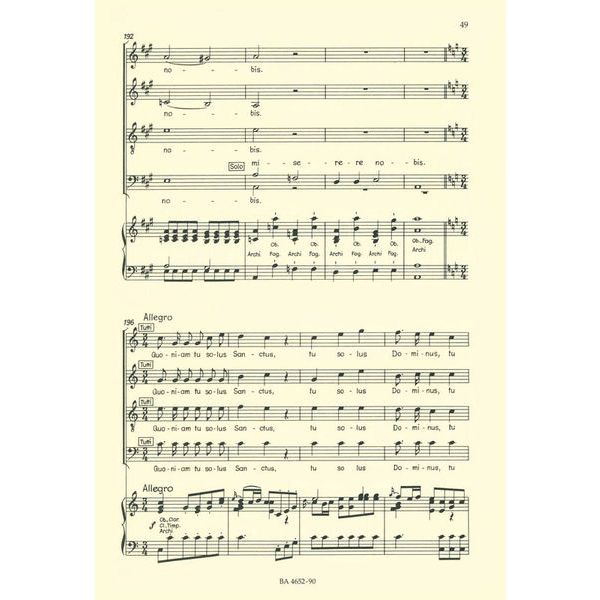 Bärenreiter Haydn Missa in Tempore Belli