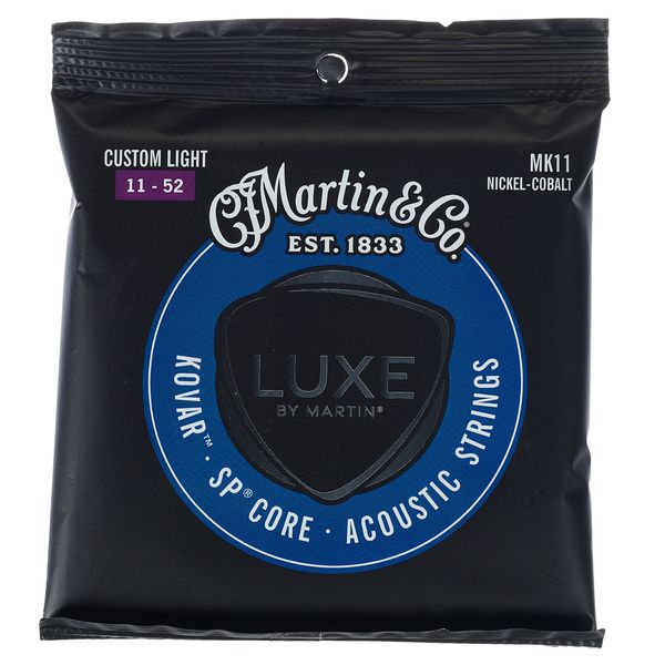 MARTIN Cordes Pour Guitare Acoustique Luxe By Martin Titanium Core