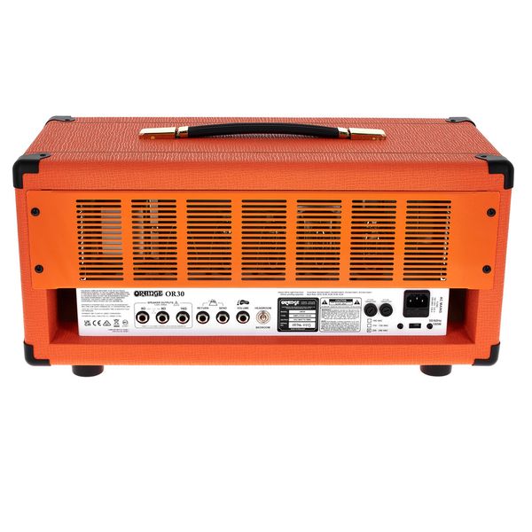 Orange OR30 Head – 30W Röhren-Topteil Für E-Gitarre, Made In England | Mit 4x EL84, 3x ECC83, FX Loop