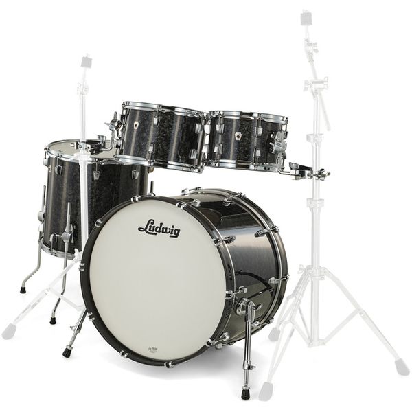 Ludwig NeuSonic Mod2 4pc Set Ebony P.