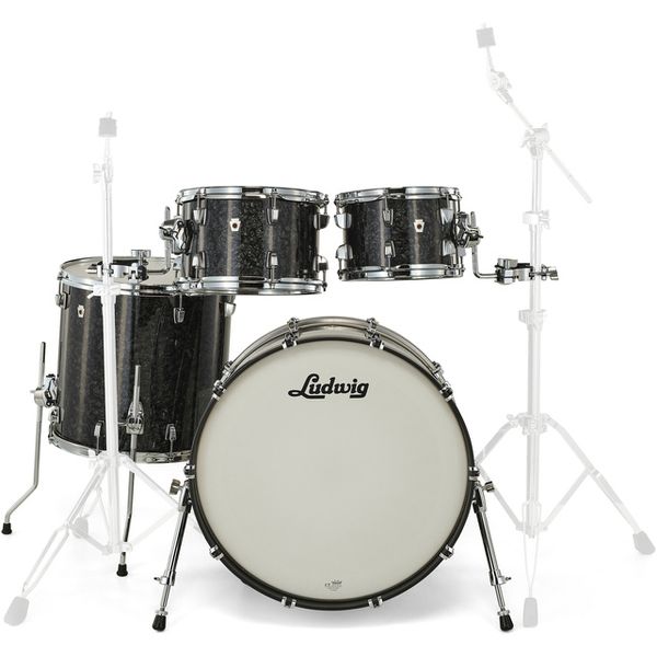 Ludwig NeuSonic Mod2 4pc Set Ebony P.