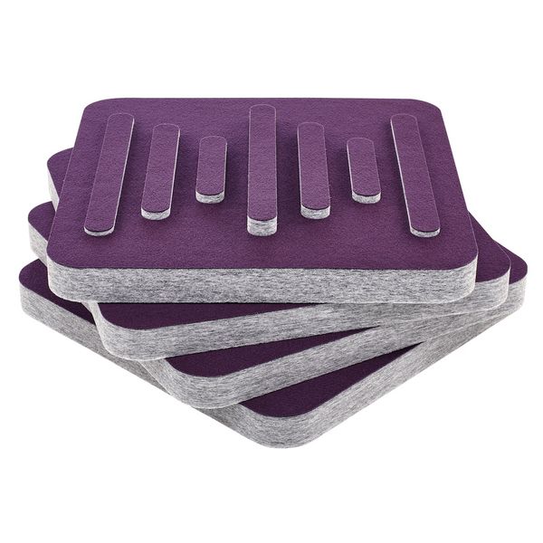 EQ Acoustics R5 3D Panels Wave Purple