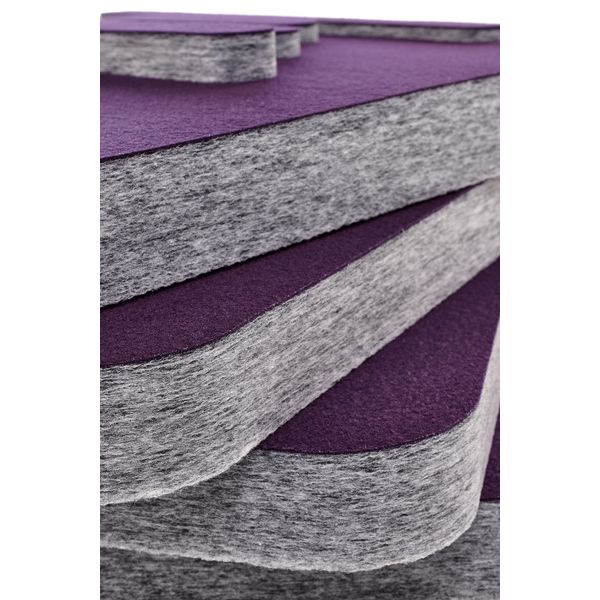 EQ Acoustics R5 3D Panels Wave Purple