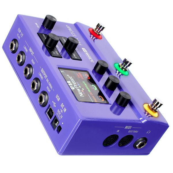 Line 6 Helix HX Stomp Multi-Effects Pedal Ltd Ed, Blue at Gear4music