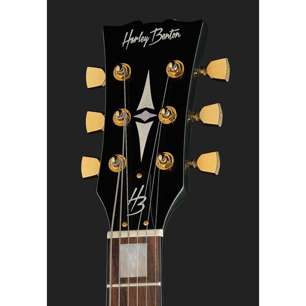 Harley Benton HB-35Plus Gun Metal Blue