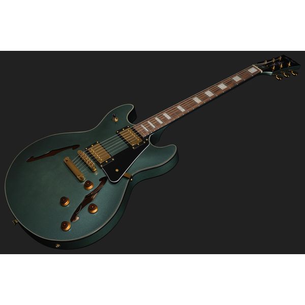 Harley Benton HB-35Plus Gun Metal Blue
