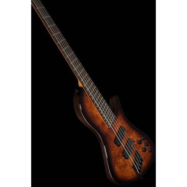 Harley Benton MSB-5 Black Flame Burl