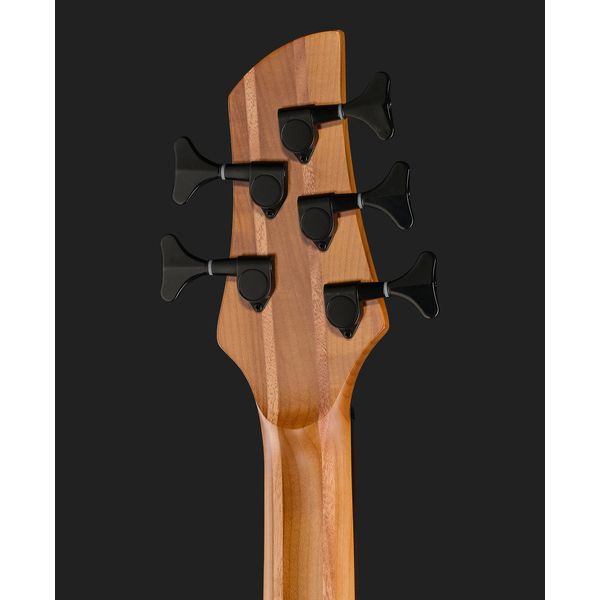 Harley Benton MSB-5 Black Flame Burl