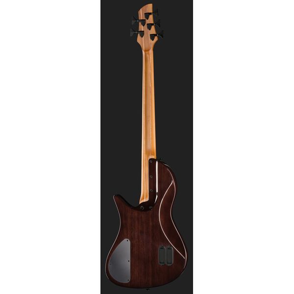 Harley Benton MSB-5 Black Flame Burl