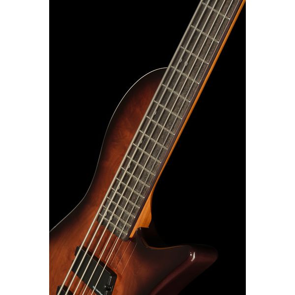 Harley Benton MSB-5 Black Flame Burl