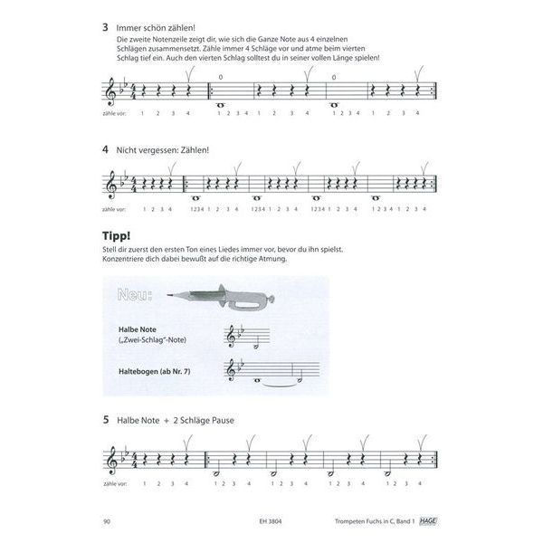 Hage Musikverlag Trompeten Fuchs C