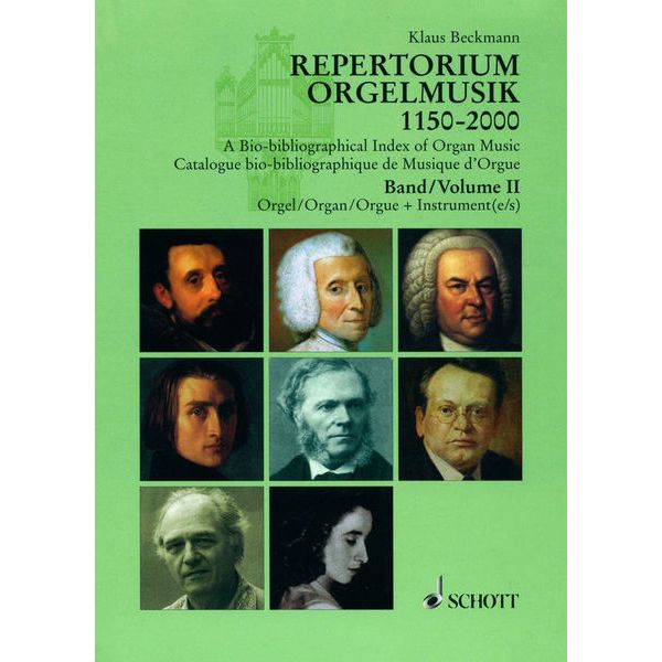 Schott Repertorium Orgelmusik 1+2
