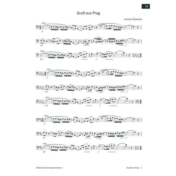 Musikverlag Sandmann Polka-Methode Bassschlüssel