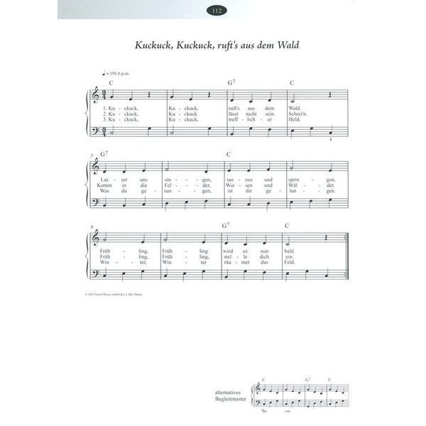 Schott Kinderliederbuch Klavier