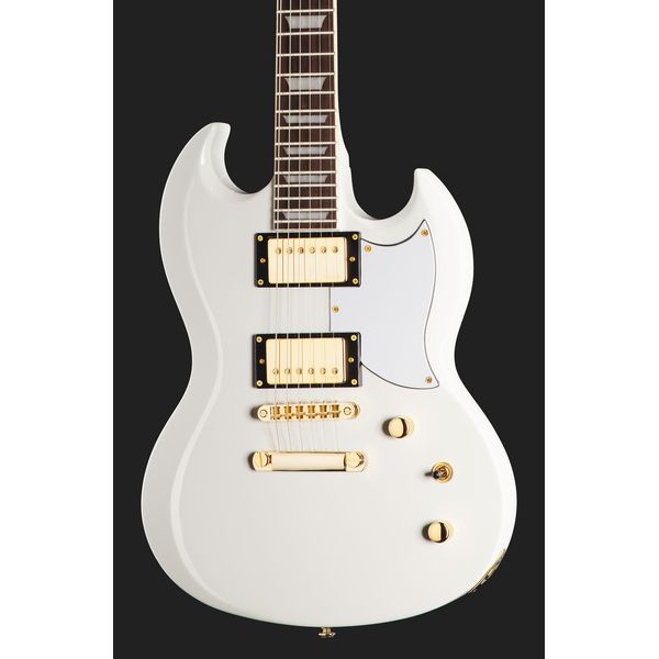 Harley Benton DC-Custom II White