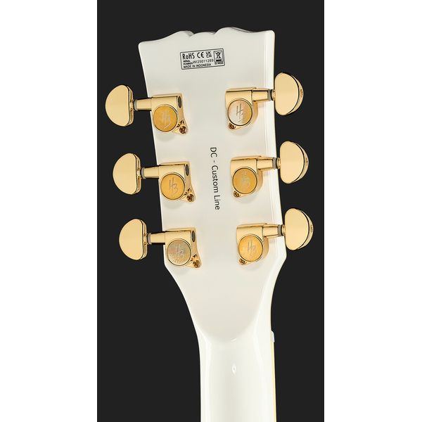Harley Benton DC-Custom II White