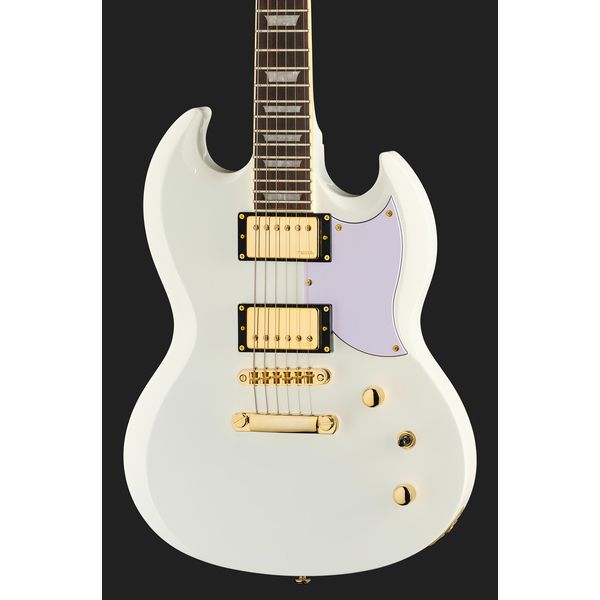 Harley Benton DC-Custom II White