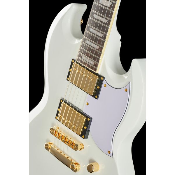 Harley Benton DC-Custom II White