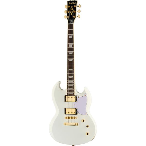 Harley Benton DC-Custom II White