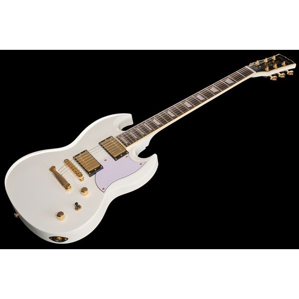 Harley Benton DC-Custom II White