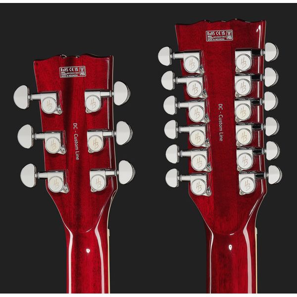 Harley Benton DC-Custom II 612 Cherry