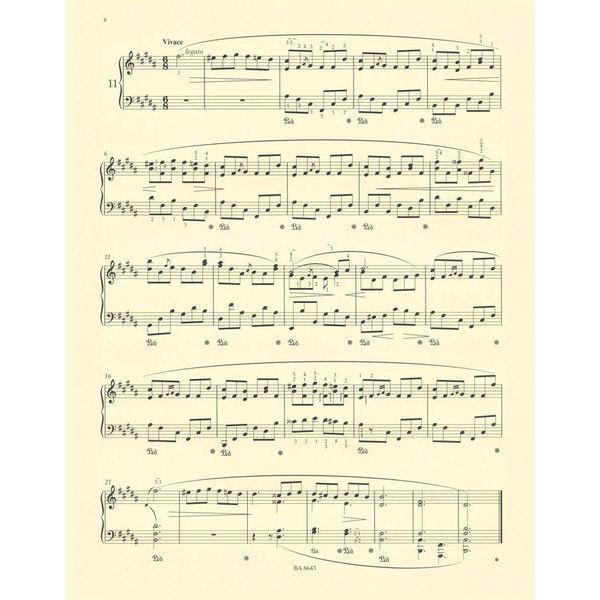 Bärenreiter Chopin Preludes Auswahl