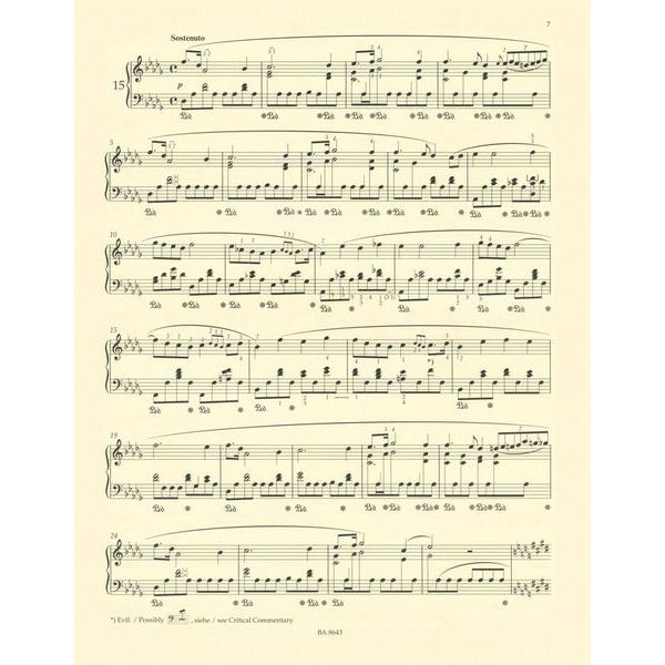 Bärenreiter Chopin Preludes Auswahl