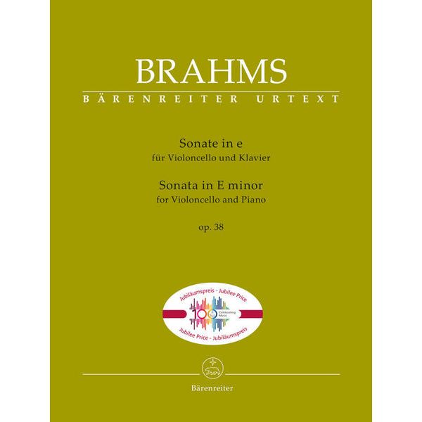 Bärenreiter Brahms Cellosonate e-moll