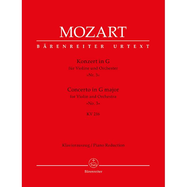 Bärenreiter Mozart Violinkonzert KV 216