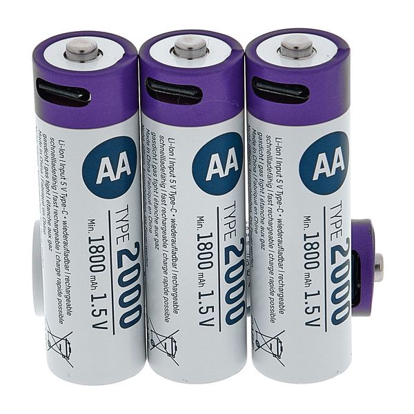 Ansmann AA 1,5V Li-Ion Akku USB-C