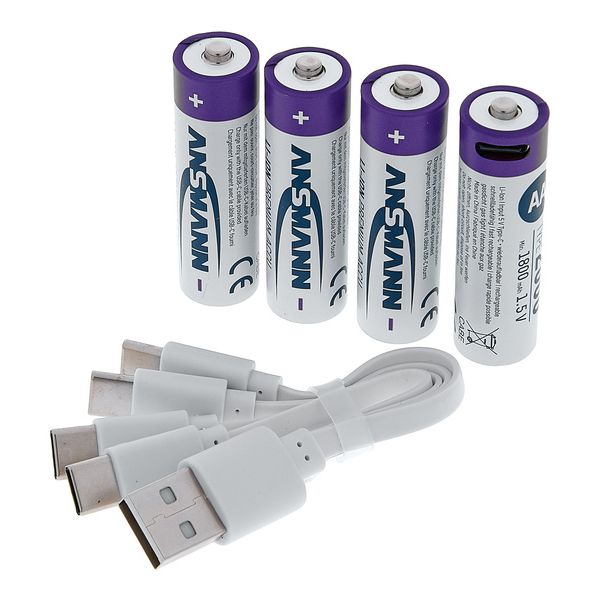 Ansmann AA 1,5V Li-Ion Akku USB-C