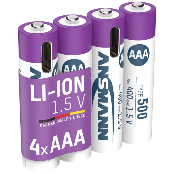 Ansmann AAA 1,5V Li-Ion Akku USB-C