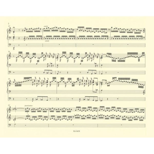 Bärenreiter Bach Toccata con Fuga BWV 565
