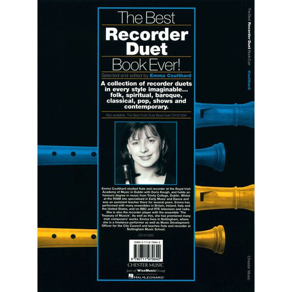 Chester Music The Best Recorder Duet Book