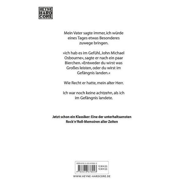 Heyne Verlag Ozzy: Die Autobiografie