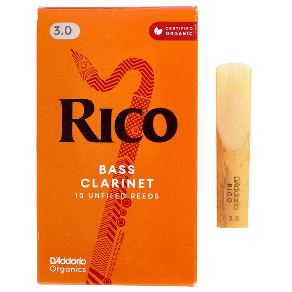 DAddario Woodwinds Rico Bass Clarinet 3.0