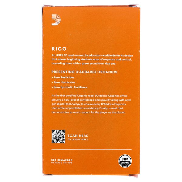 DAddario Woodwinds Rico Bass Clarinet 3.0