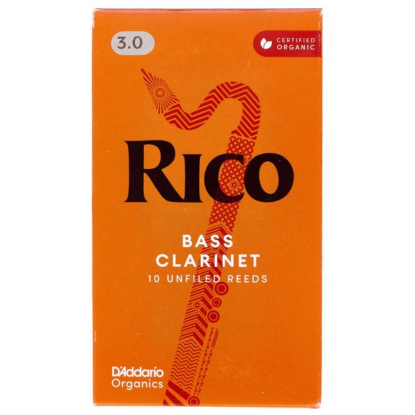 DAddario Woodwinds Rico Bass Clarinet 3.0