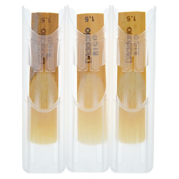 DAddario Woodwinds Rico Soprano Sax 1.5 3-Pack