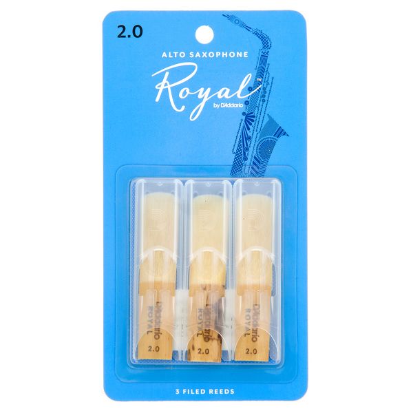 DAddario Woodwinds Royal Alto Sax 2.0 3-Pack