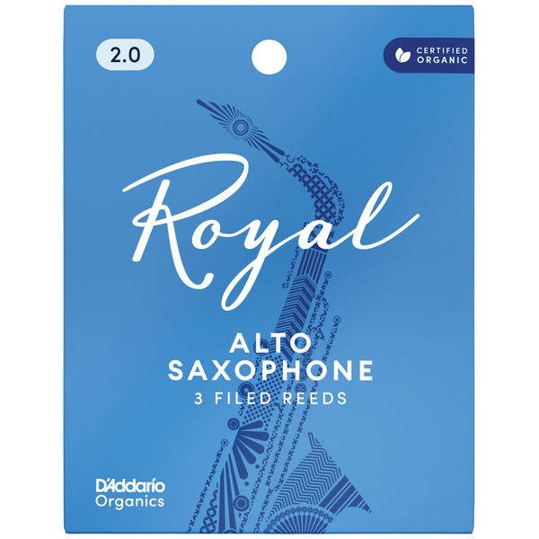 DAddario Woodwinds Royal Alto Sax 2.0 3-Pack