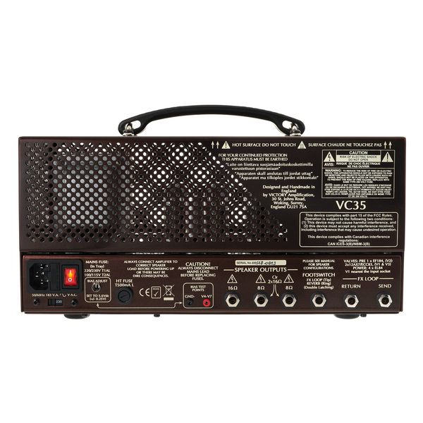 Victory Amplifiers VC35 The Copper Lunch Box