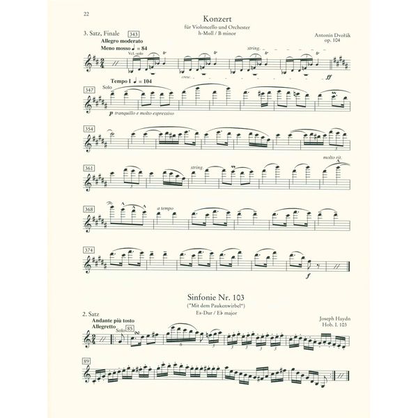 Schott Orchester Probespiel Violin