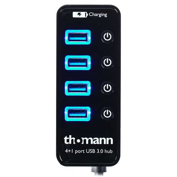 Thomann 7+1 Port USB 3.0 Hub – Thomann Switzerland