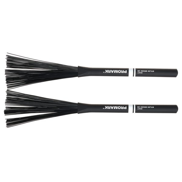 Pro Mark 2B Heavy Nylon Brushes Black