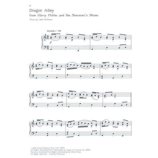 Faber Music Harry Potter Piano Anthology
