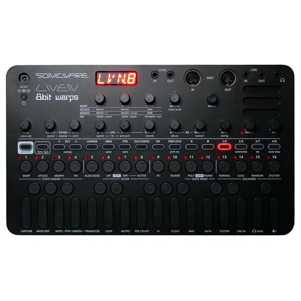 Sonicware LIVEN 8bit warps Black Edition