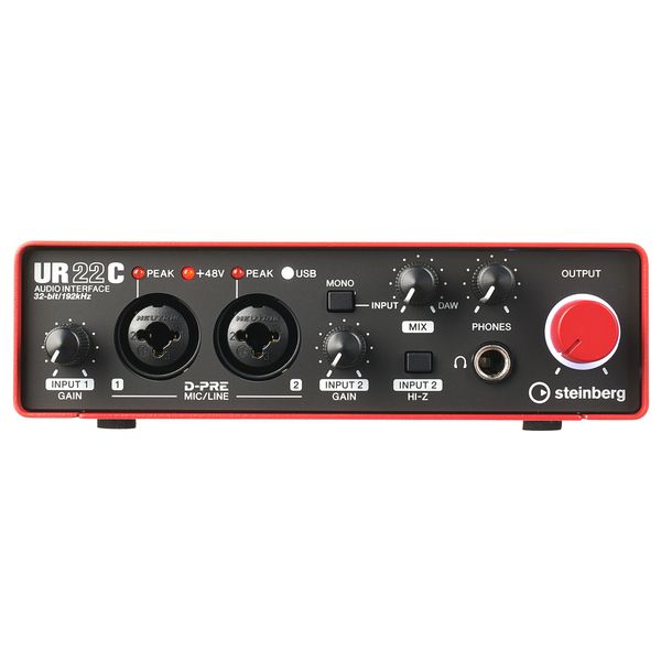 Steinberg UR22C Red Recording Pack