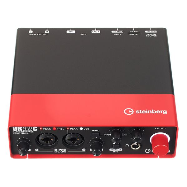 Steinberg UR22C Red Recording Pack